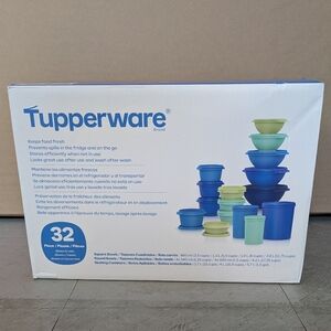 New in Box 32 Piece Tupperware Food Storage Set